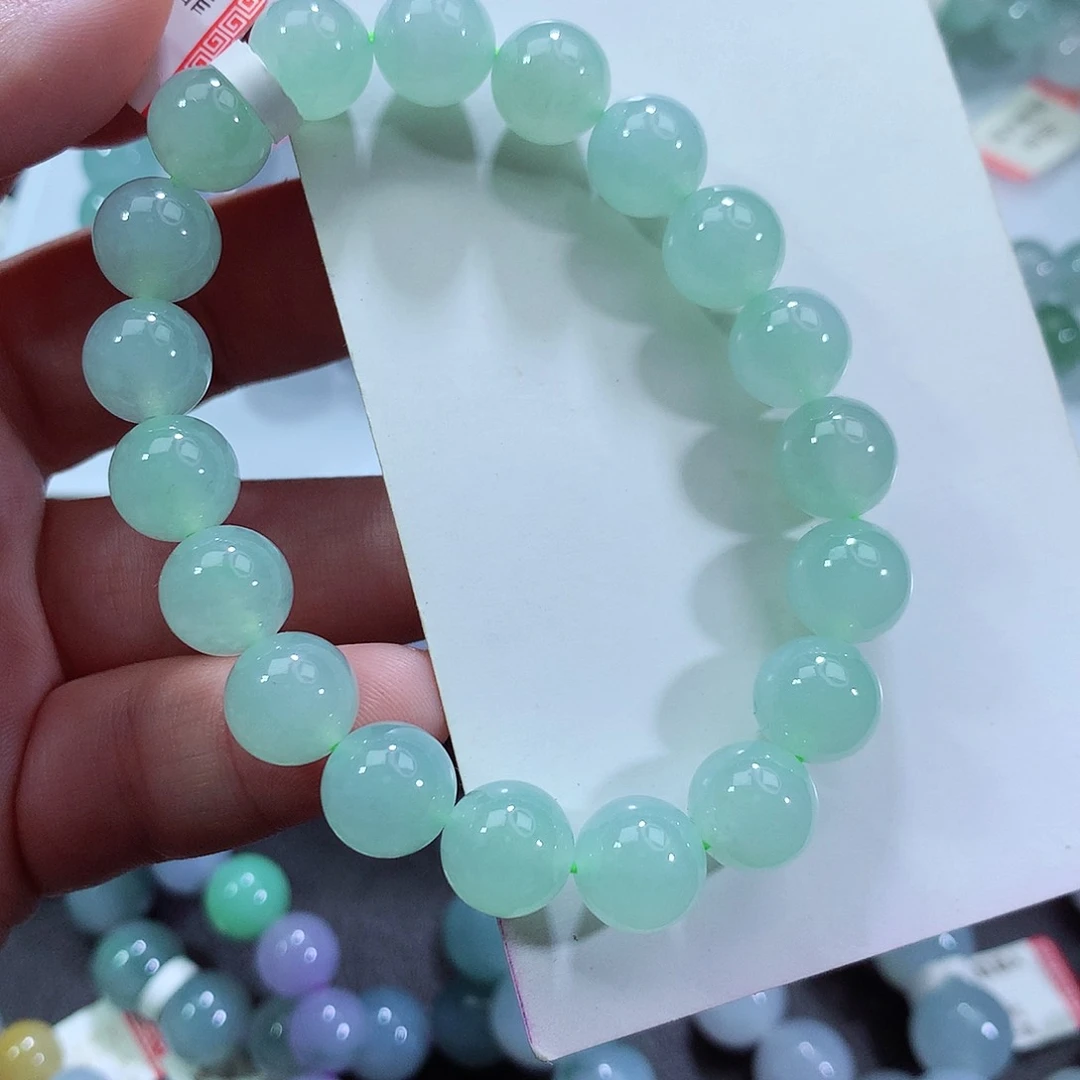 翡翠手链未镶嵌卡10