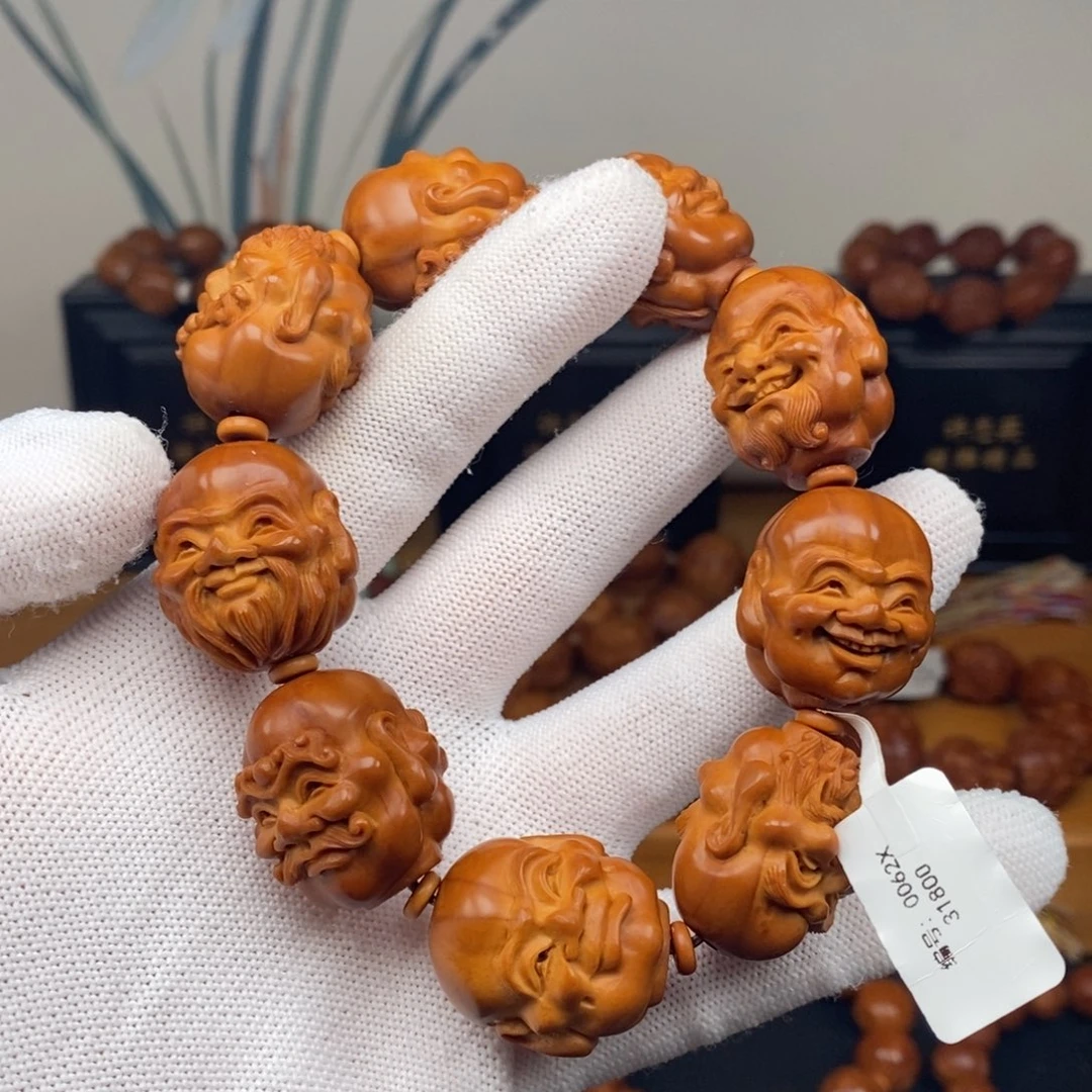 手串橄榄核许忠英老师欢喜罗汉2.4