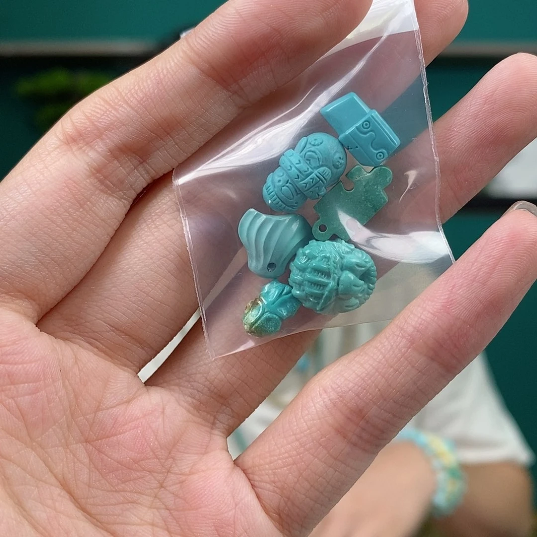 未镶嵌绿松石珠宝奇石