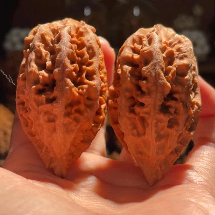 吊坠文玩核桃锤底鳄鱼纹15