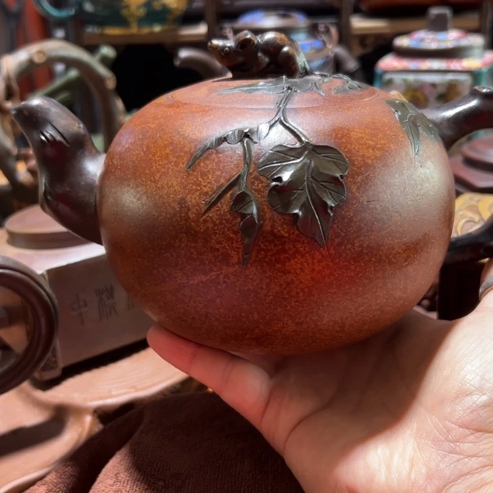 紫砂茶壶紫砂壶收藏起来了！