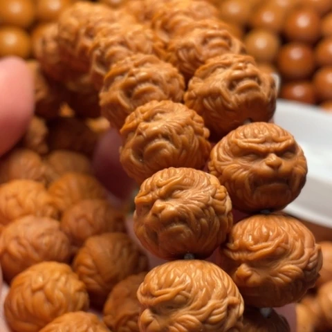 猴头核桃手串半**茶悟空