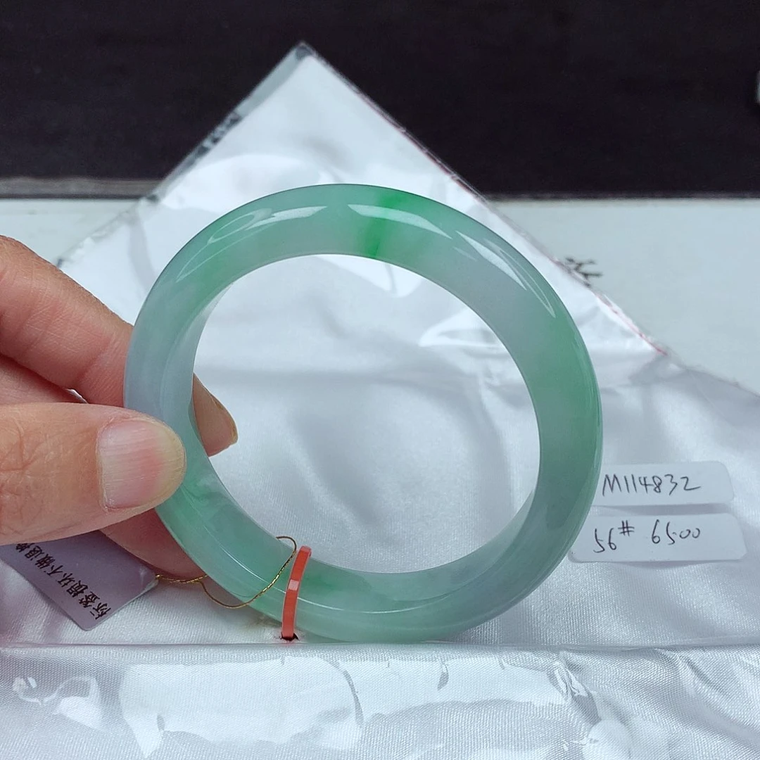 未镶嵌手镯翡翠56圈4832