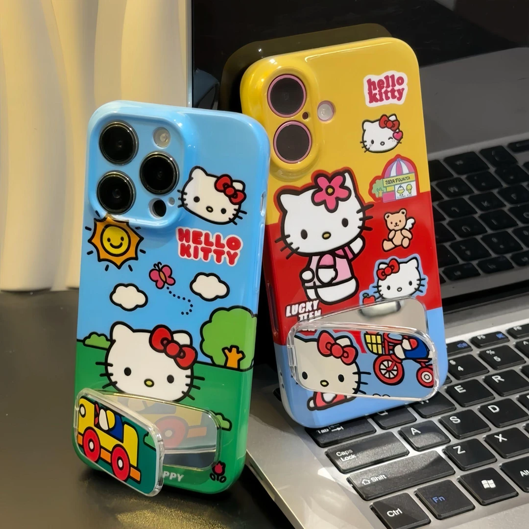 奥菲顿骑车KT镜面支架适用iphone16菲林手机壳华为vivo小米oppo套