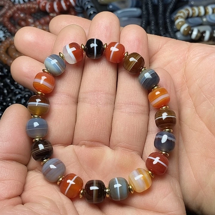 玛瑙/玉髓手链未镶嵌