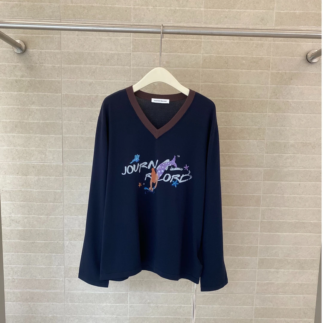 JR 长袖V领T恤25年秋款JWHAAS370105——1898