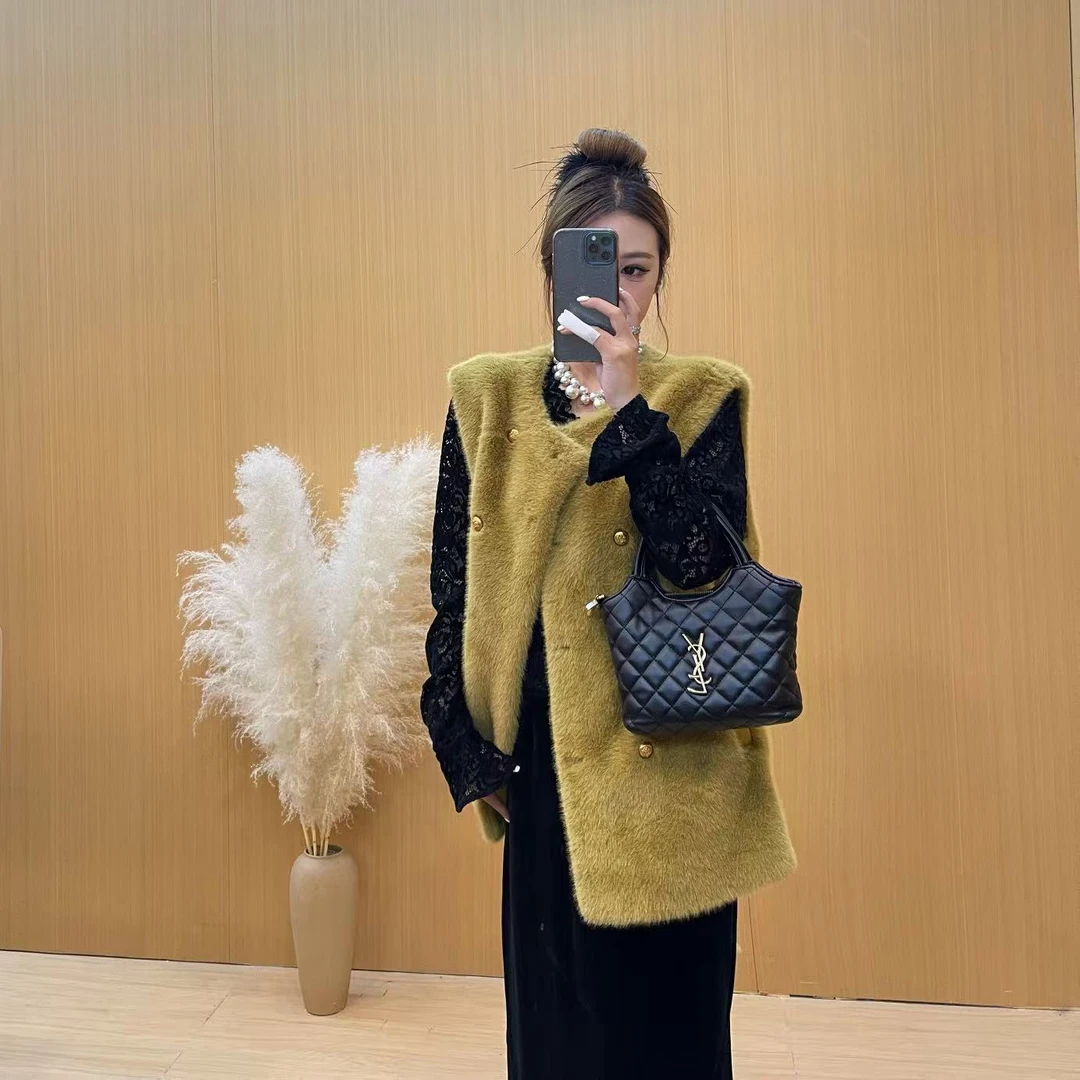 韩国东大门秋冬新款高级感马甲小香风气质网红时尚百搭小众显瘦