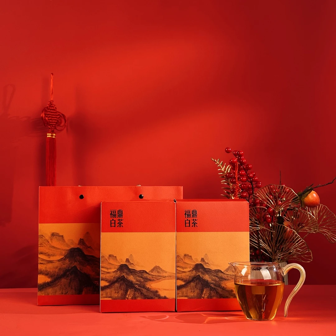 福鼎白茶2023荒野贡眉高山茶叶正宗福鼎白茶花果香春茶小菜茶礼盒
