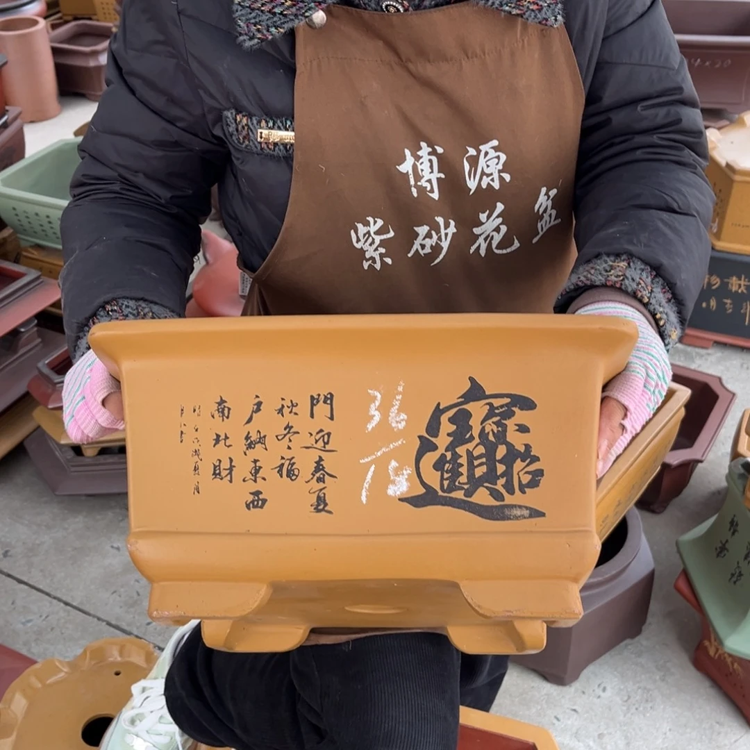 紫砂花盆盆景艺术