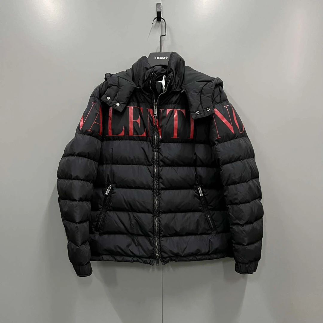 95新 Valentino/华伦天奴 (ll) 印花羽绒服 52码 014581