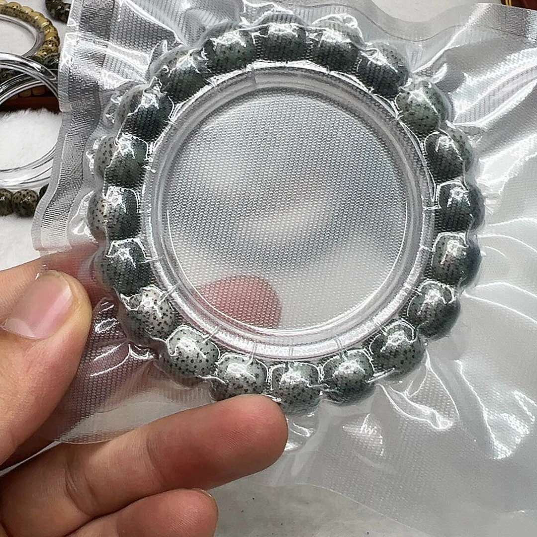 星月菩提手串16传说变态绿石玉星月菩提单圈12