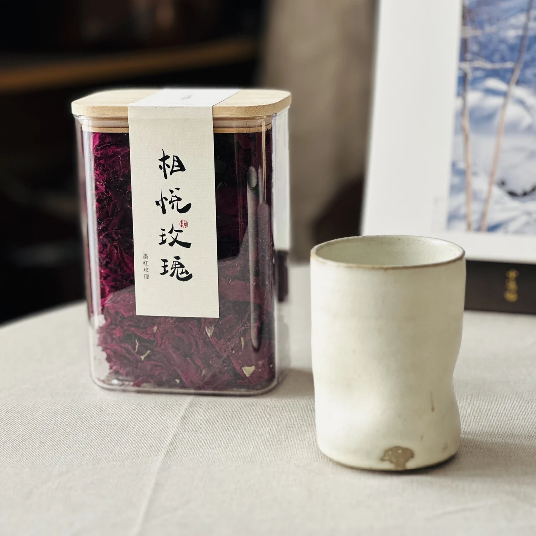 小喜宅 手捏扁扁杯+相悦玫瑰