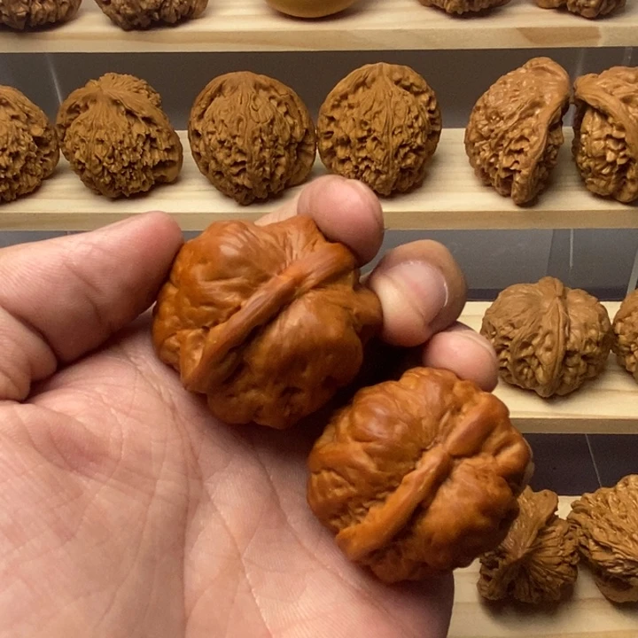 把件核桃一帆风顺异形一根筋