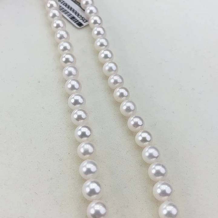 淡水珍珠颈饰银S925镶嵌卡8➕极光冷白高品