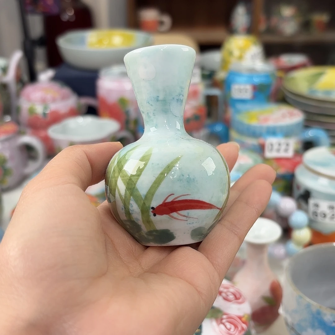 景德镇手绘高温釉下彩陶瓷茶具