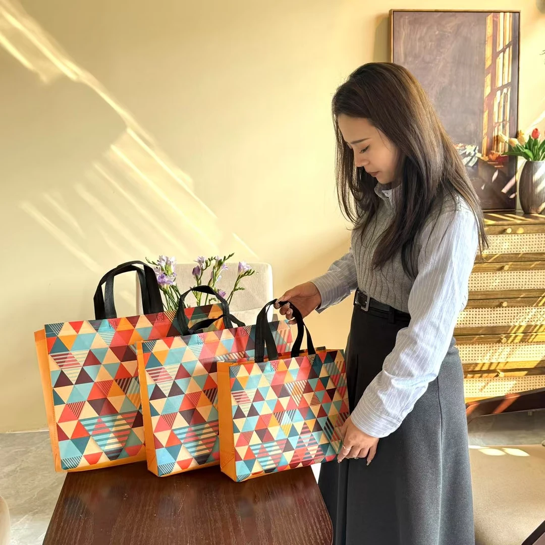服装店无纺布手提袋定制logo礼品包装袋女装童装衣服环保袋子定做