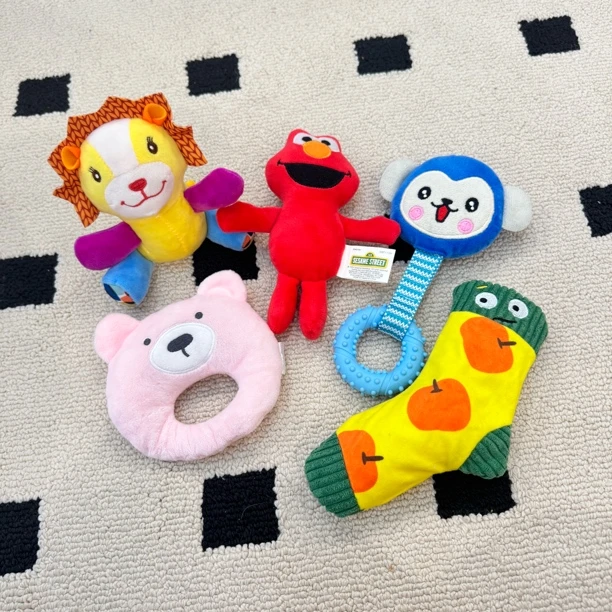 幼犬小型犬毛绒发声绳结互动解闷咬胶玩具发声拉扯自嗨甩头陪伴玩