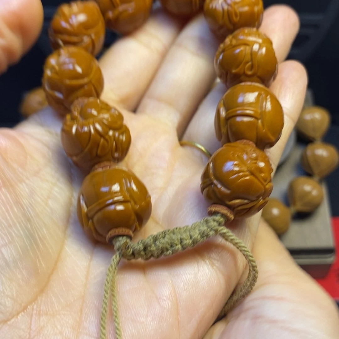 ⁵***烟手串/手链橄榄核财神财神摆设财神十颗红