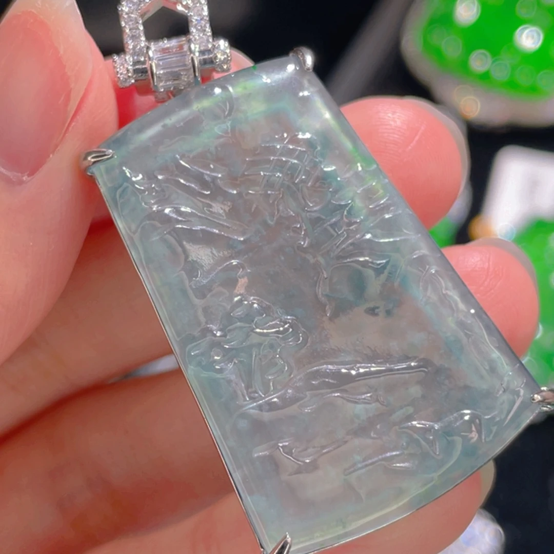 翡翠吊坠(不含链)未镶嵌