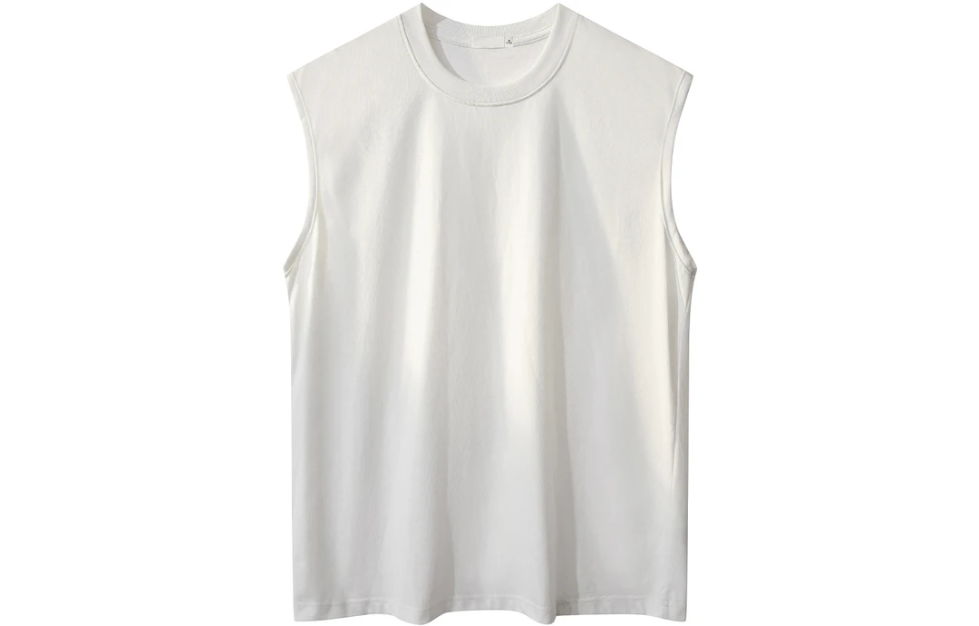 纯棉马甲背心男夏季百搭跑步健身吸汗透气透气宽松无袖老钱风穿搭