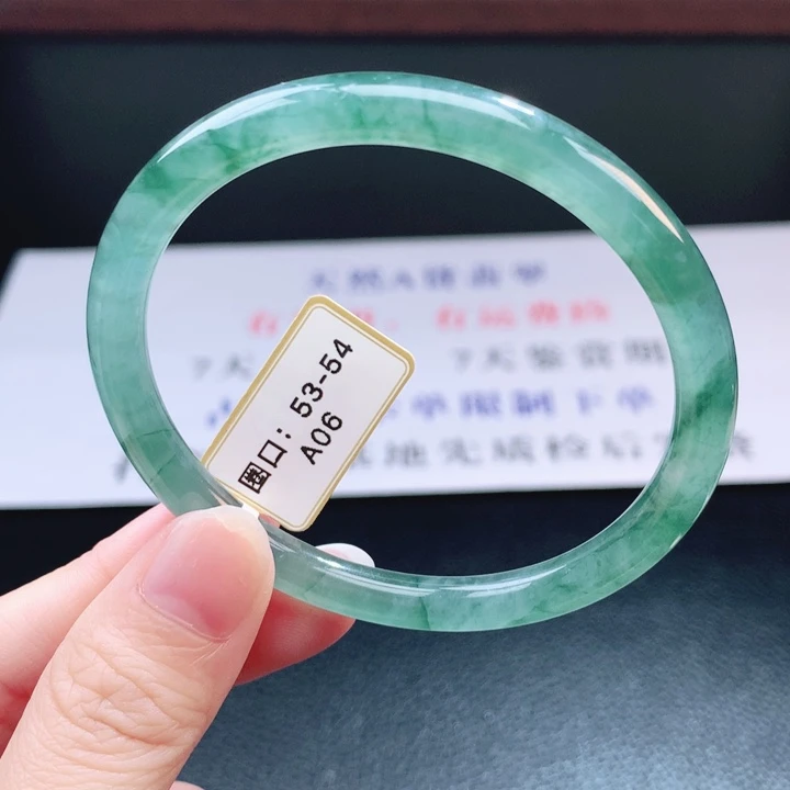 翡翠未镶嵌手镯翡翠手镯125