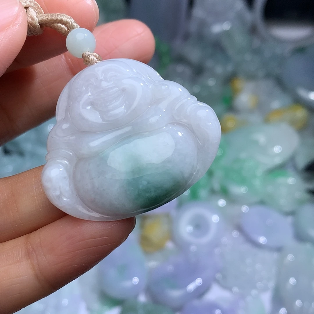 翡翠未镶嵌颈饰955