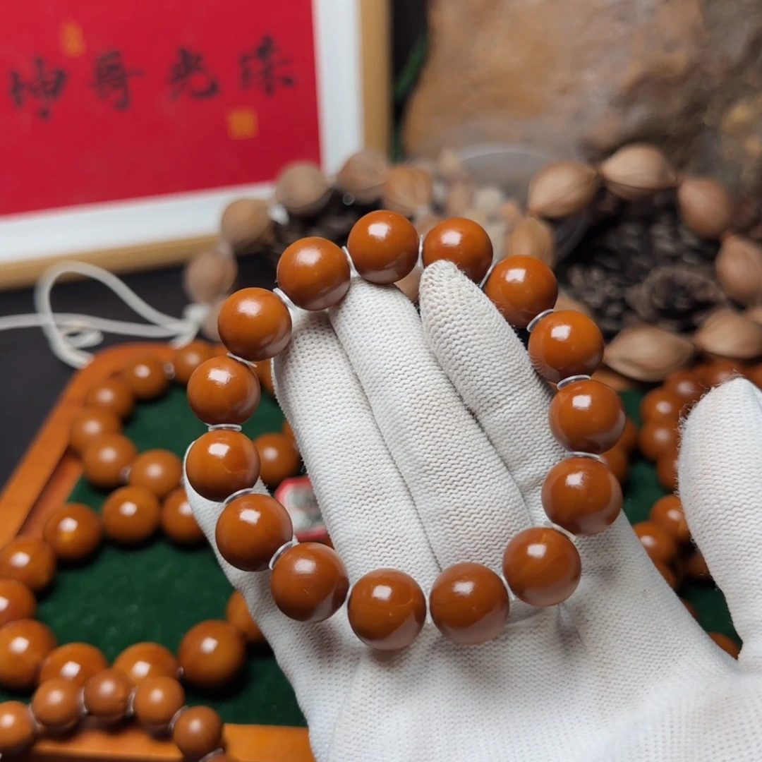 橄榄核手串/手链1.35尺寸小孔道老树铁核