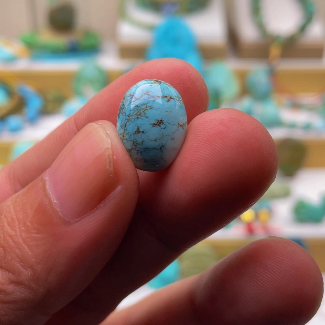 M***魔未镶嵌绿松石配饰