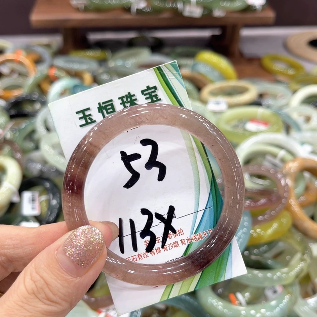未镶嵌岫玉手镯手镯