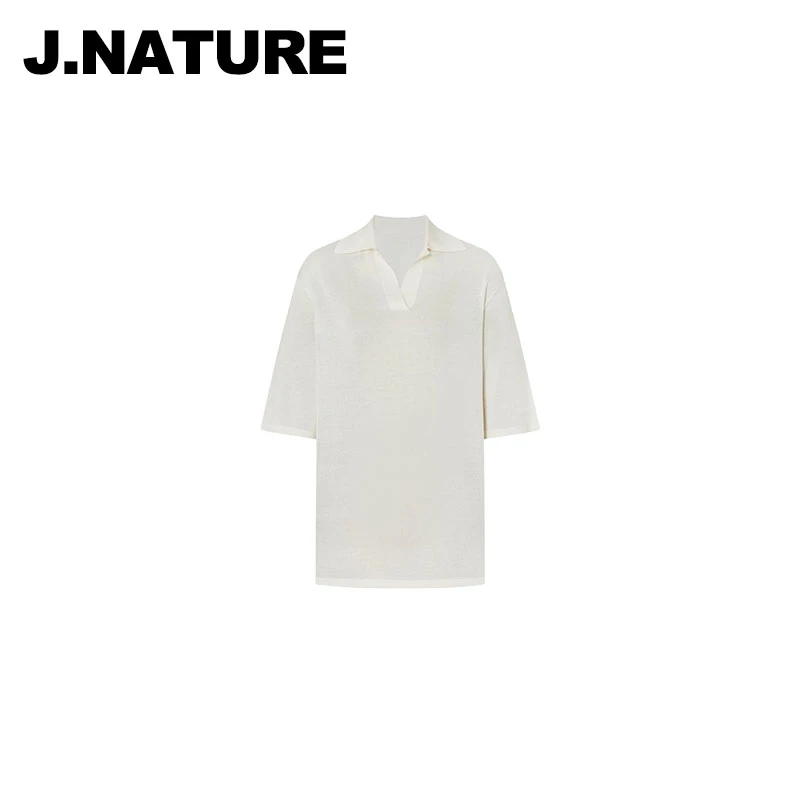 JUST NATURE ｜桑蚕丝/羊毛/天丝【Ed原厂】极简休闲polo衫针织上衣