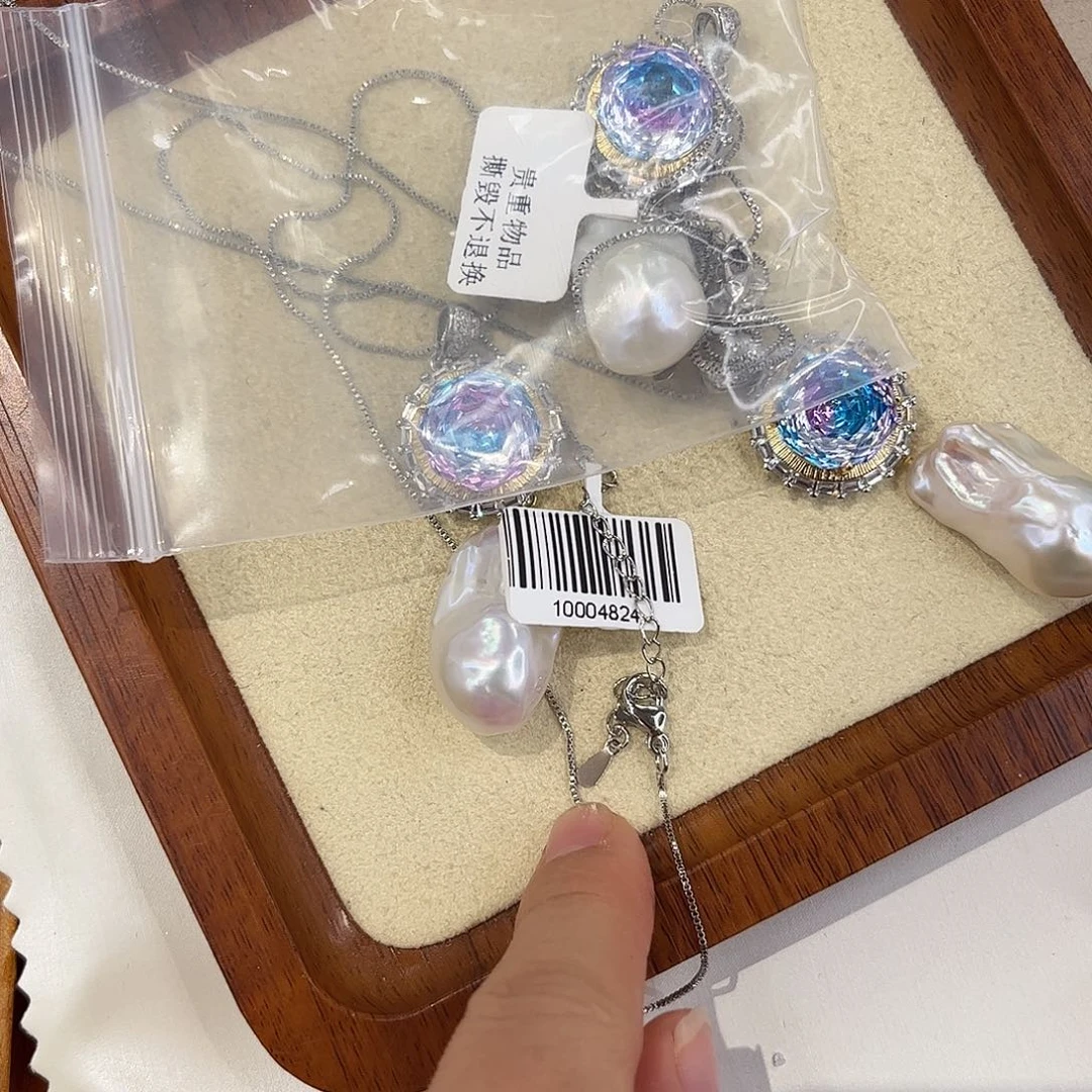 耳饰淡水珍珠合金