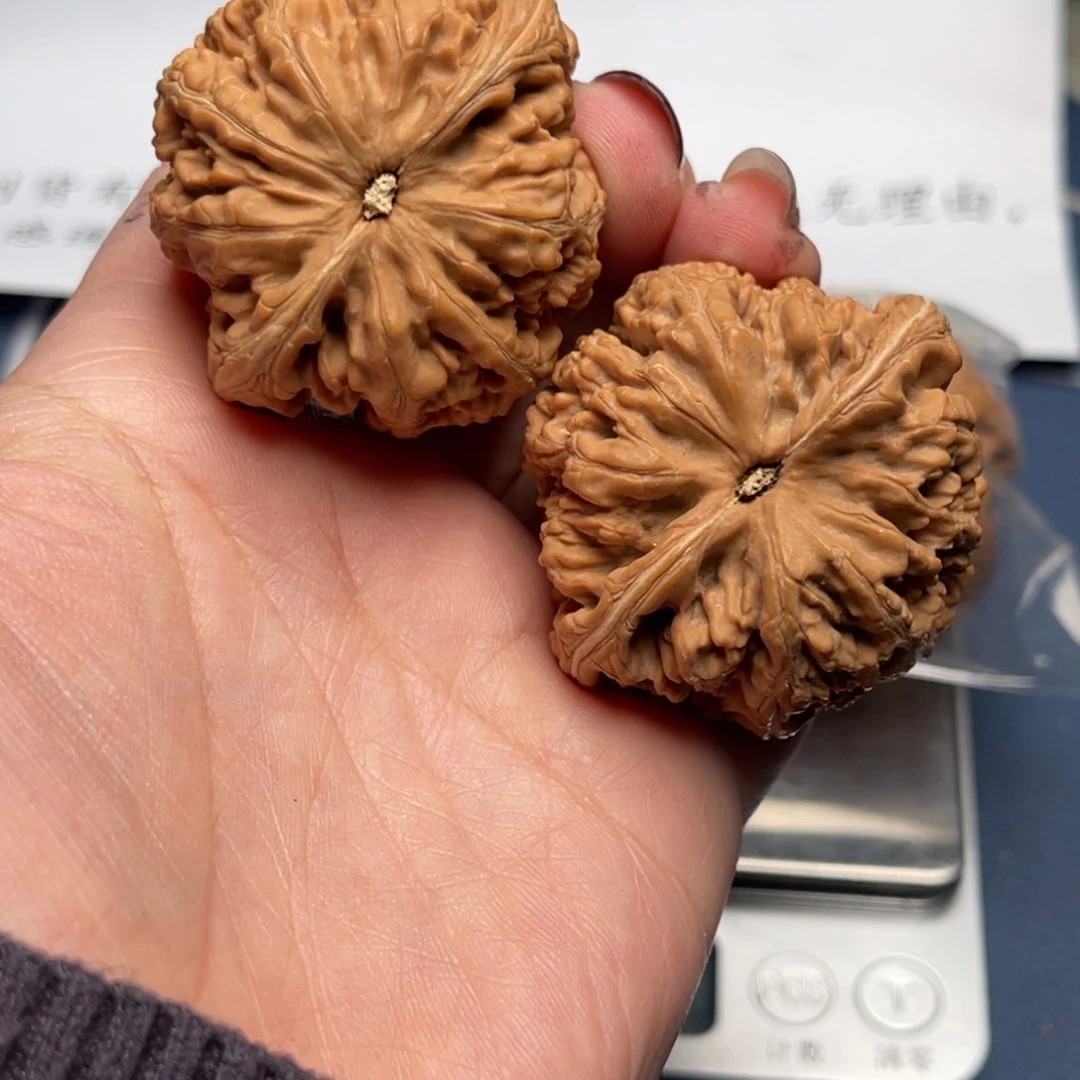 文玩核桃把件粗筋45