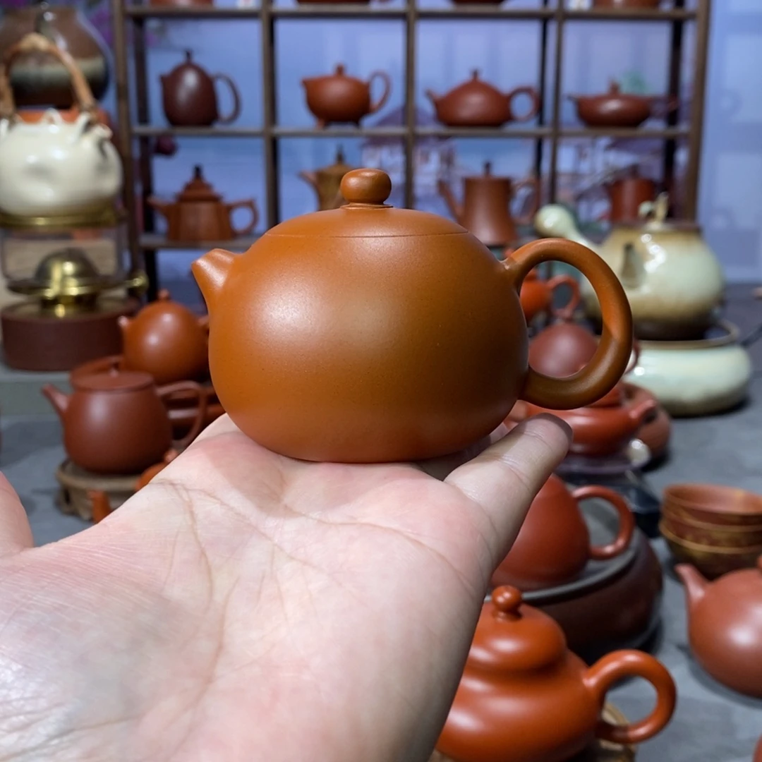 茶壶紫砂陈伟庆鸡蛋黄西施壶100cc