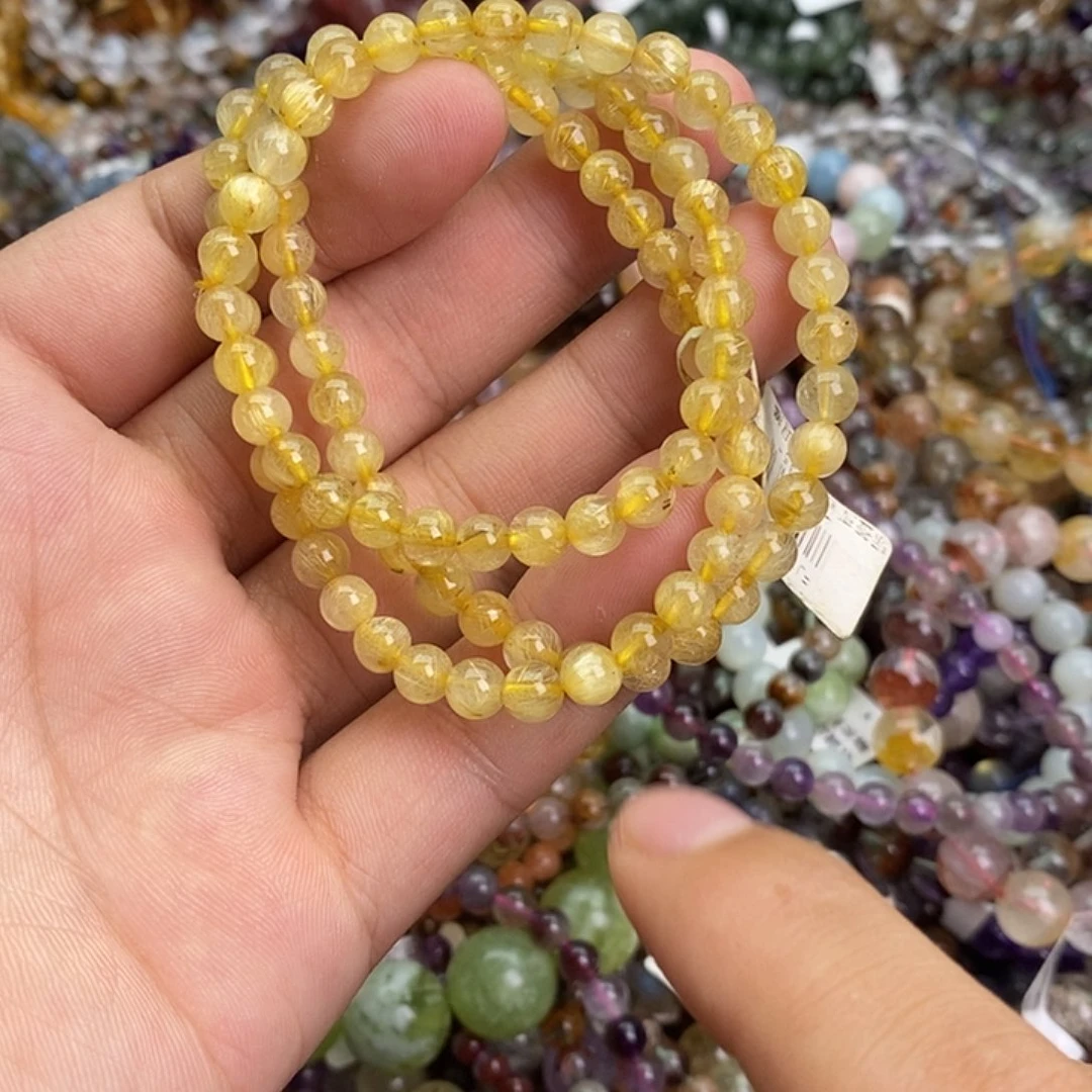 未镶嵌手链水晶呆*布