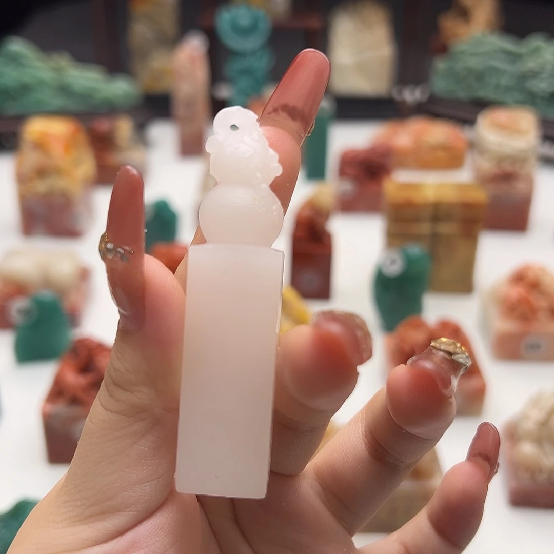 寿山石印石億*手工制作