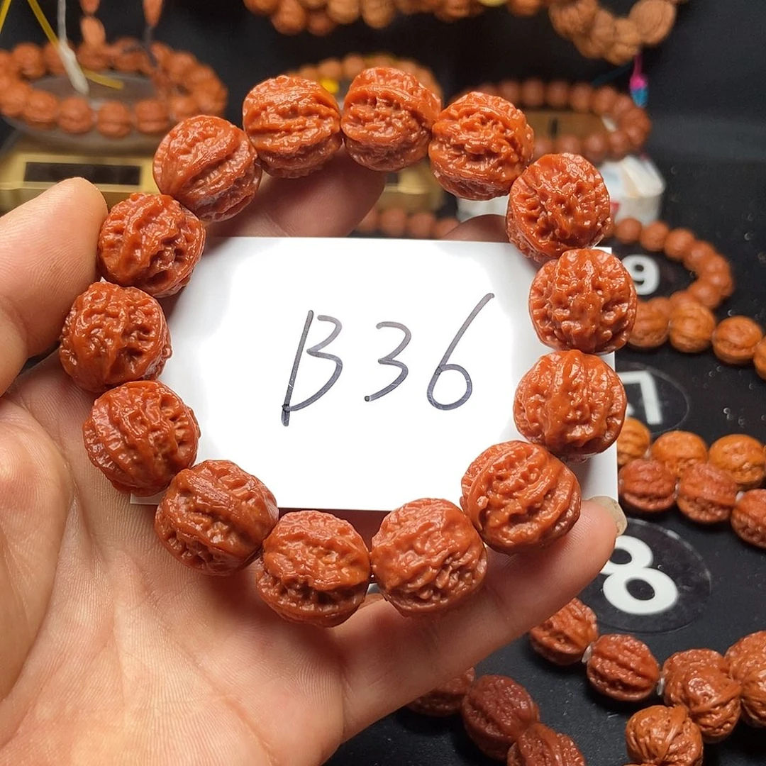 文玩核桃吊坠八棱20