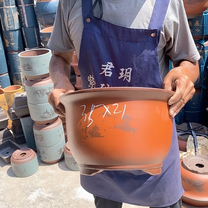 紫砂花盆紫砂花盆