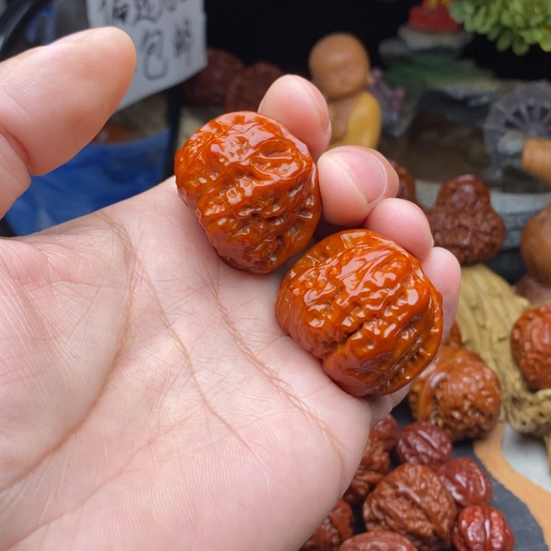 你***6文玩核桃把件蛤蟆头