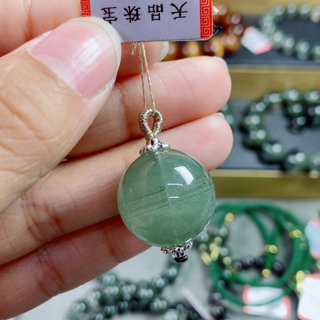 水晶吊坠未镶嵌绿幽灵吊坠