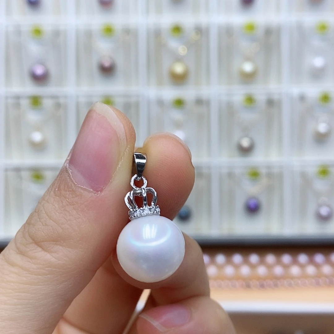 合金淡水珍珠吊坠(赠链)