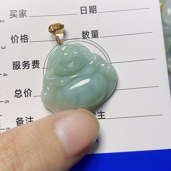 翡翠未镶嵌颈饰天然A货翡翠
