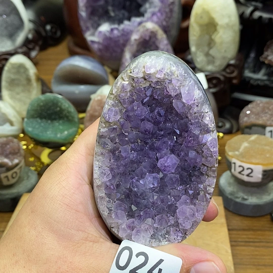 紫晶摆件未镶嵌摆件