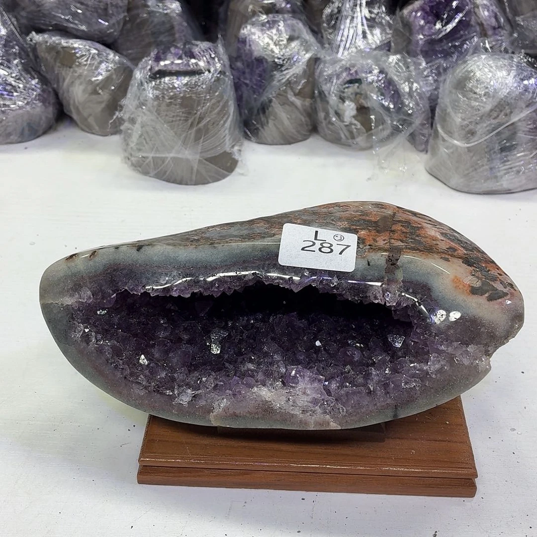 摆件水晶未镶嵌天然紫水晶
