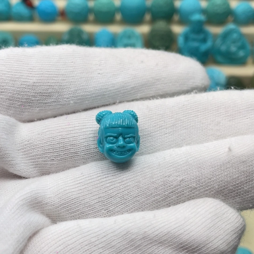 绿松石未镶嵌颈饰卡10-14