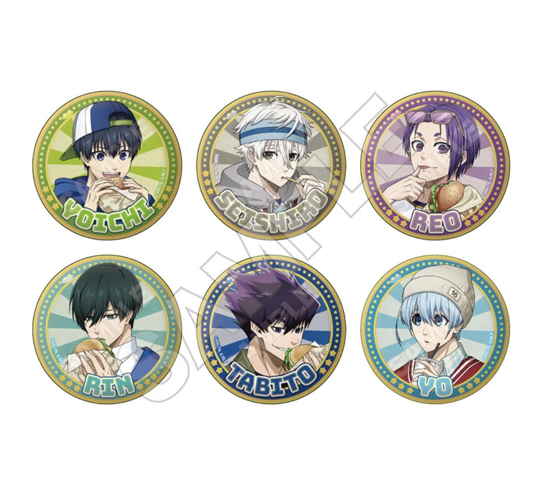 【日谷】蓝色监狱蓝锁 美式复古系列徽章吧唧盲盒