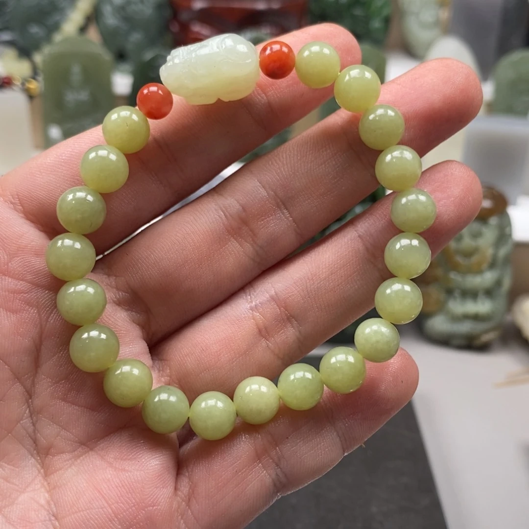 和田玉颈饰未镶嵌吉*