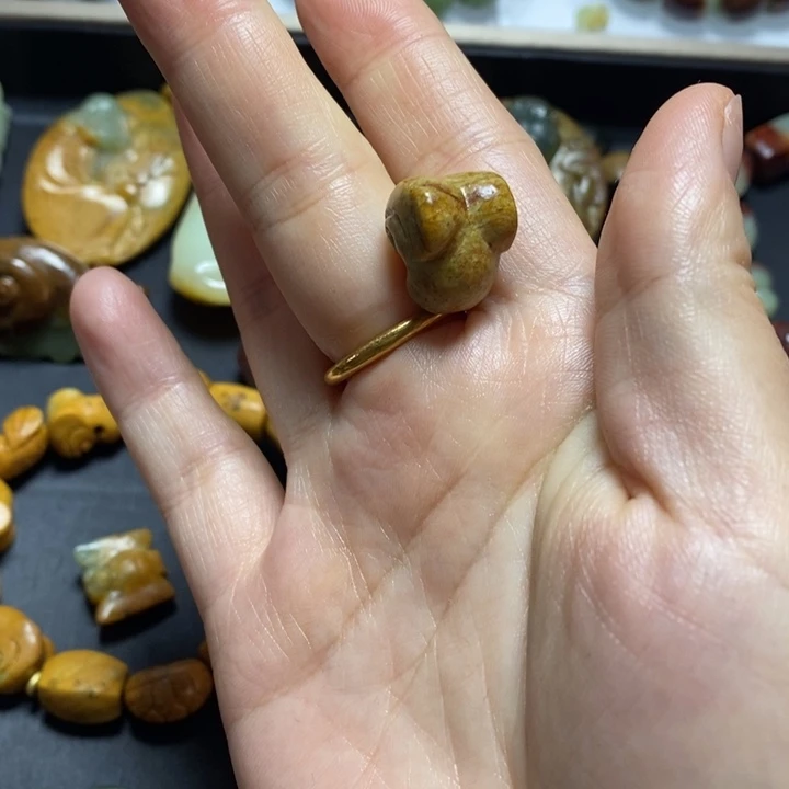 岫岩河磨玉（透闪石质玉）未镶嵌珠宝奇石