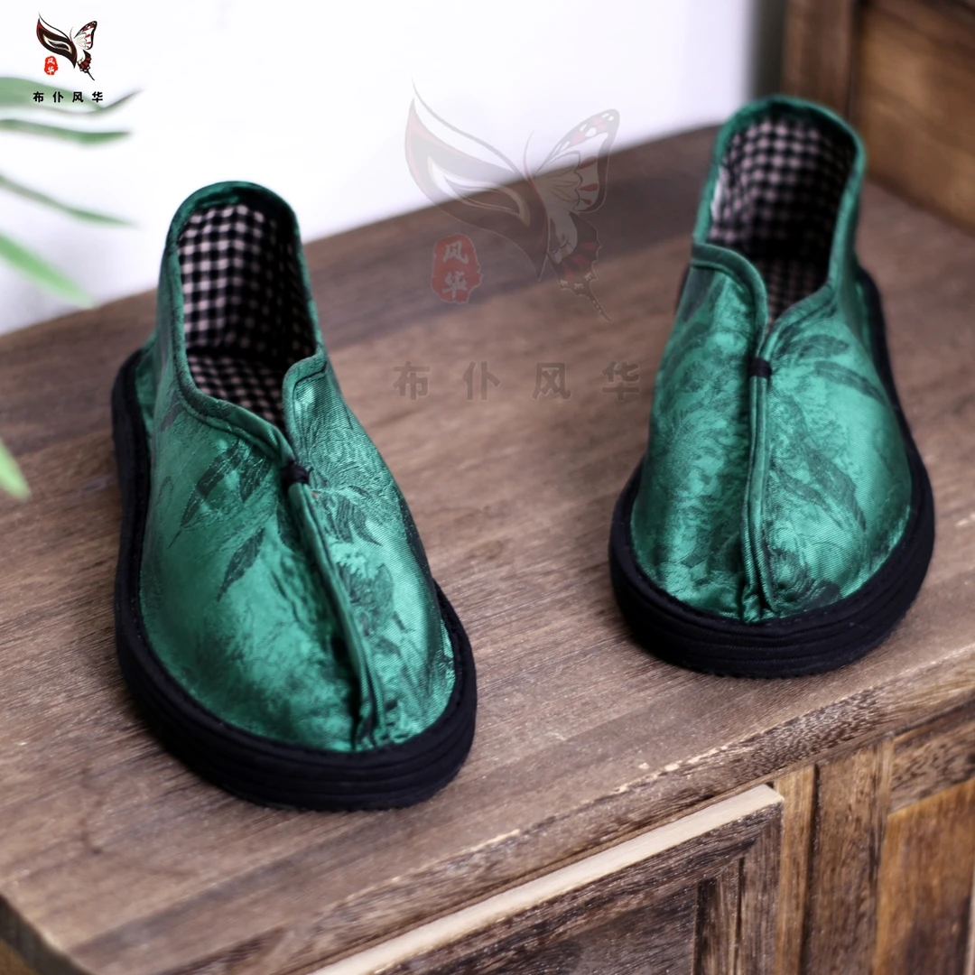 桑蚕丝香云纱中国风透气女浅口平跟纯手工布鞋老北京布鞋秋季女鞋