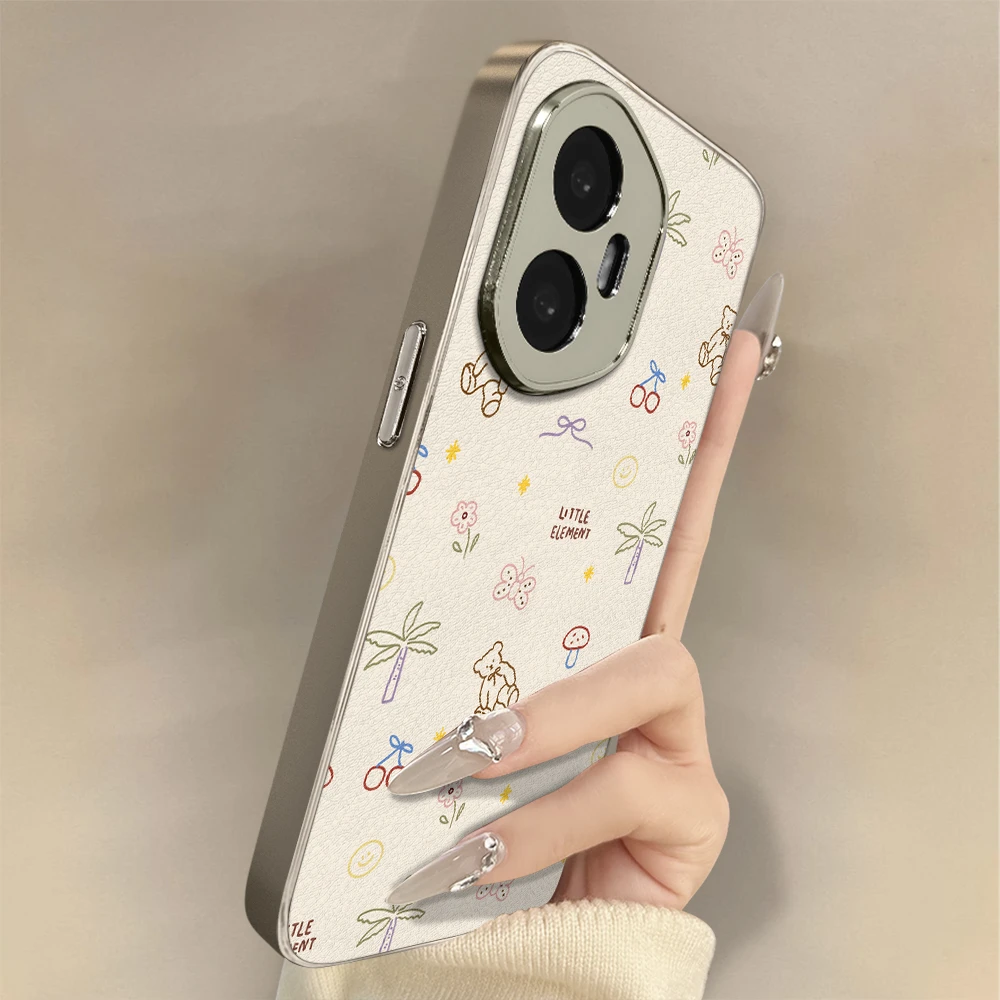 椰树小熊适用华为荣耀400pro手机壳400保护壳高级感300pro轻奢300