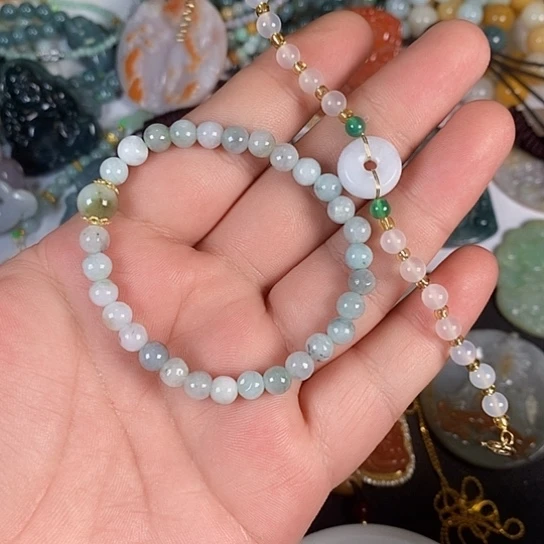 翡翠未镶嵌颈饰天然翡翠拍一发2